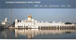 Desktop Screenshot of dukhniwaransahib.com